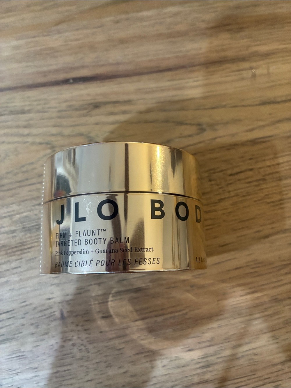 JLOBODY Firm + Flaunt Targeted Booty Balm - Gold